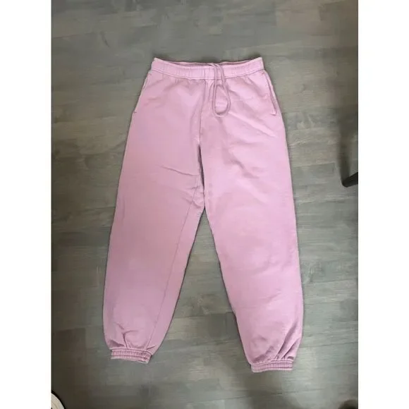 Aritzia TNA Cozy Fleece Mega Sweatpants TNA Mauve Aritzia - Picture 2 of 6